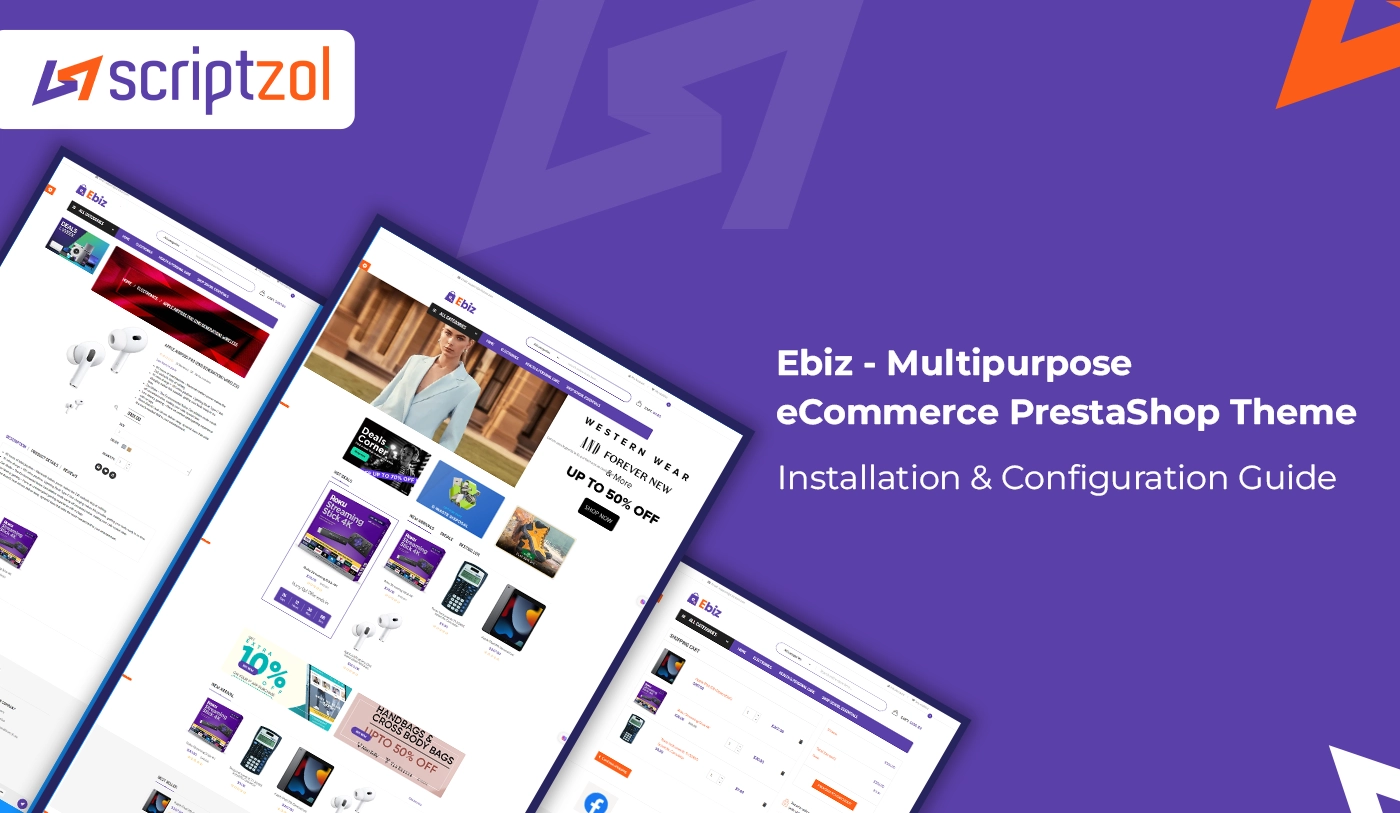 Ebiz - Multipurpose eCommerce PrestaShop Theme User Guide
