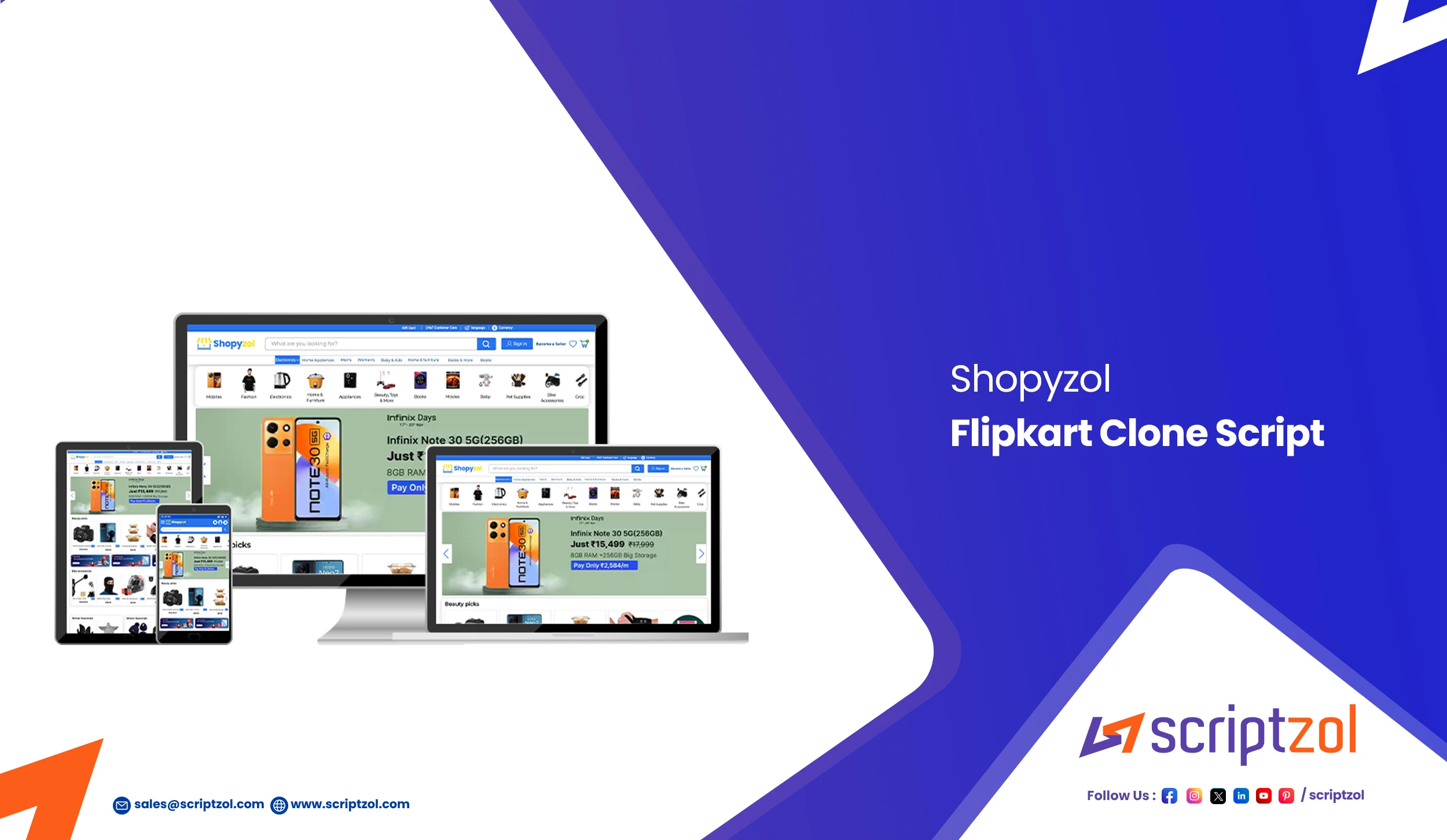 3. Shopyzol - Flipkart Clone Script