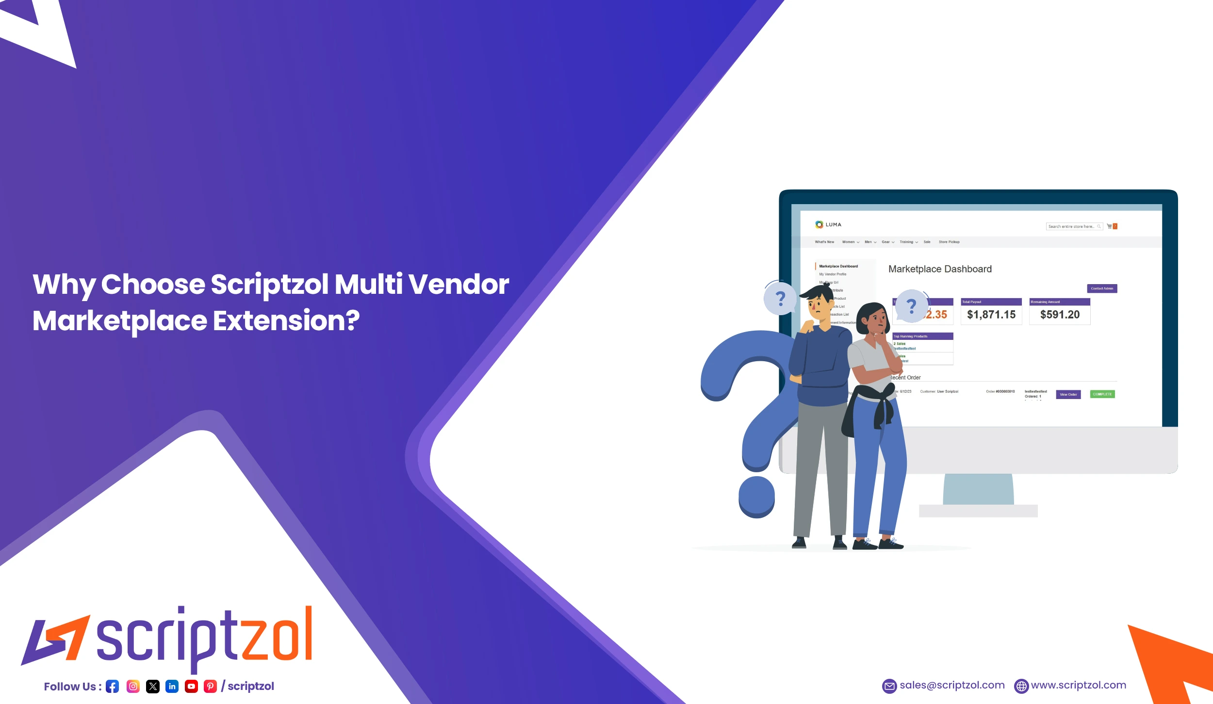 Why Choose Scriptzol Multi Vendor Marketplace Extension?