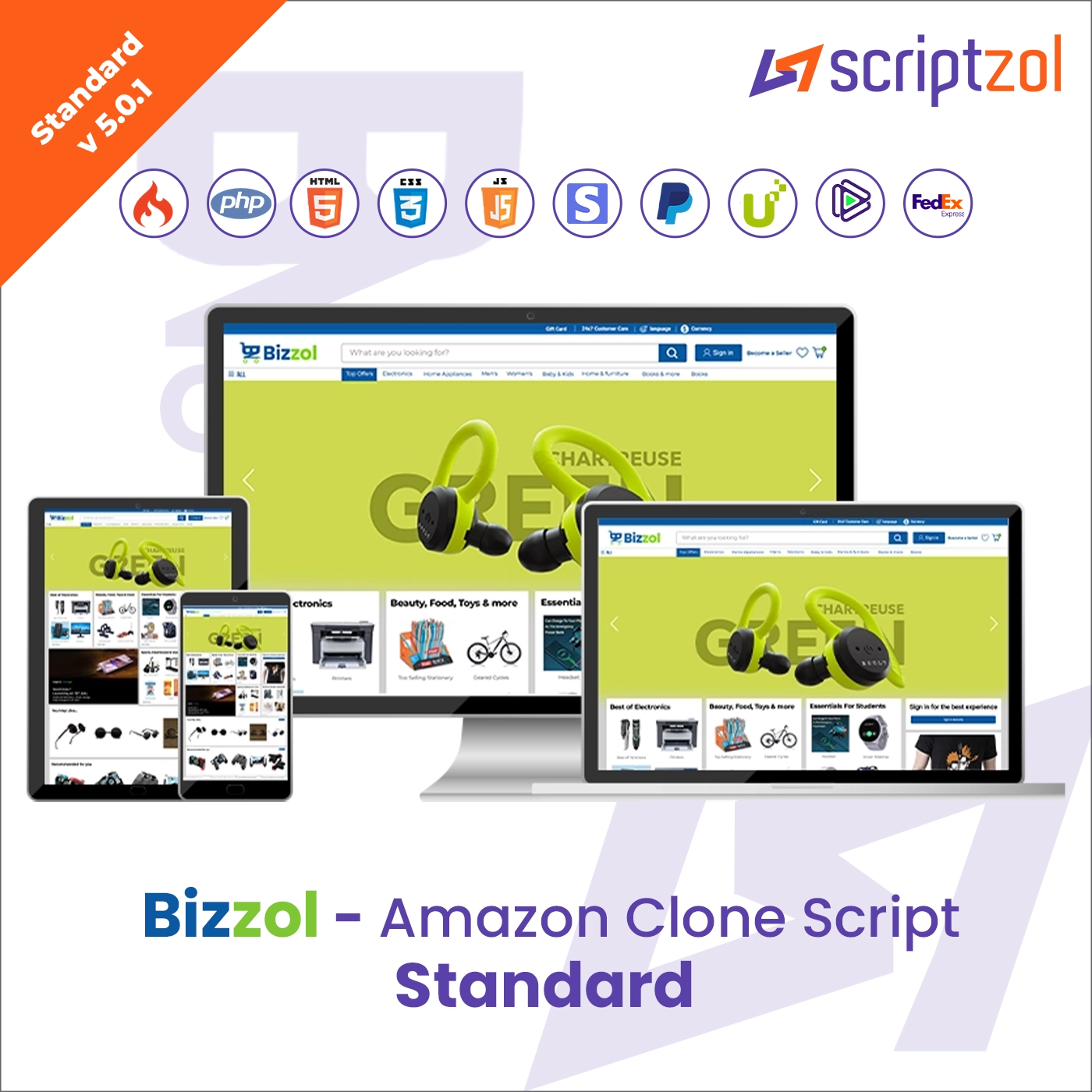 Bizzol - Amazon Clone Script Standard